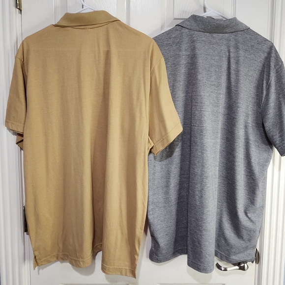 Dockers Men's Polo Shirts Size XL - Tan And Gray - Picture 6 of 6